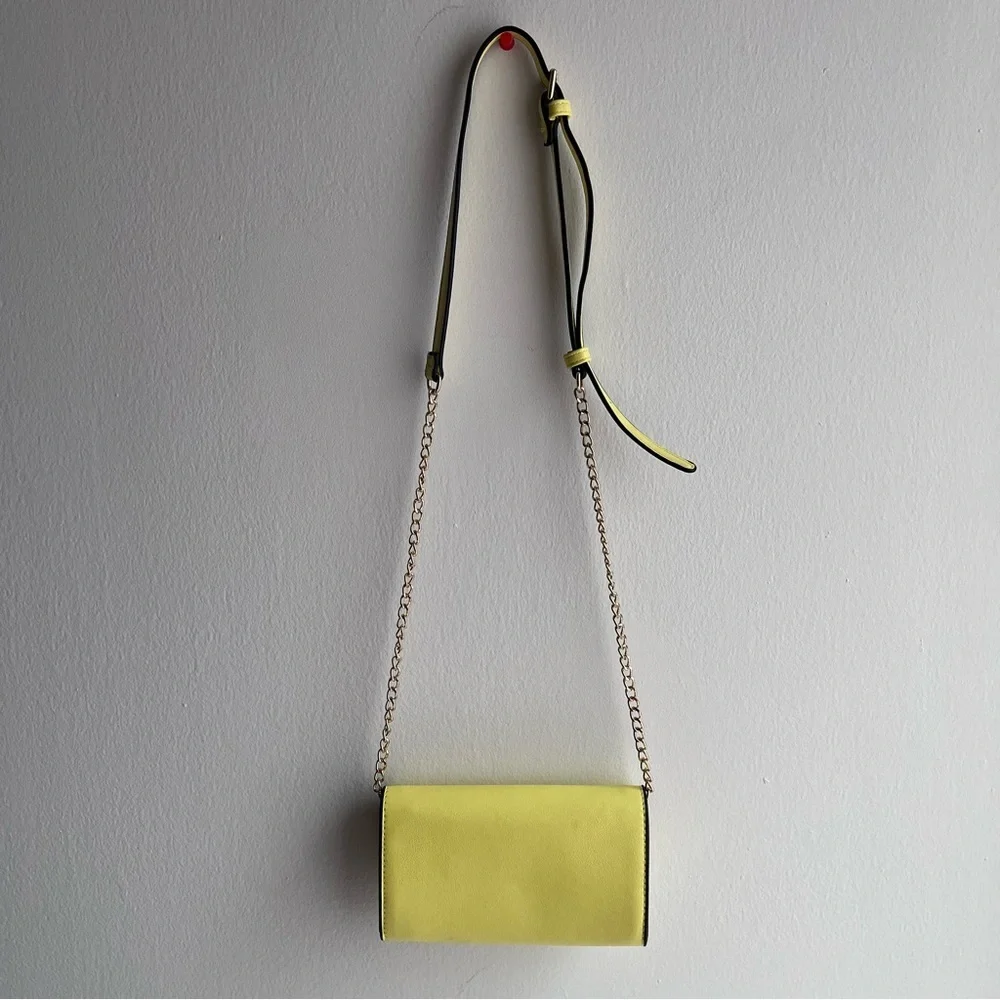 Urban Expressions Lemon Yellow Crossbody handBag